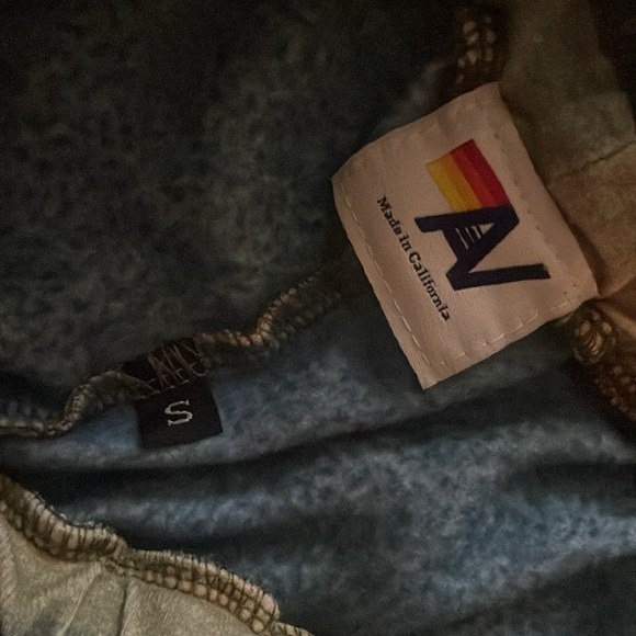 Aviator Nation Blue Tulum Rainbow Shorts - Picture 3 of 3